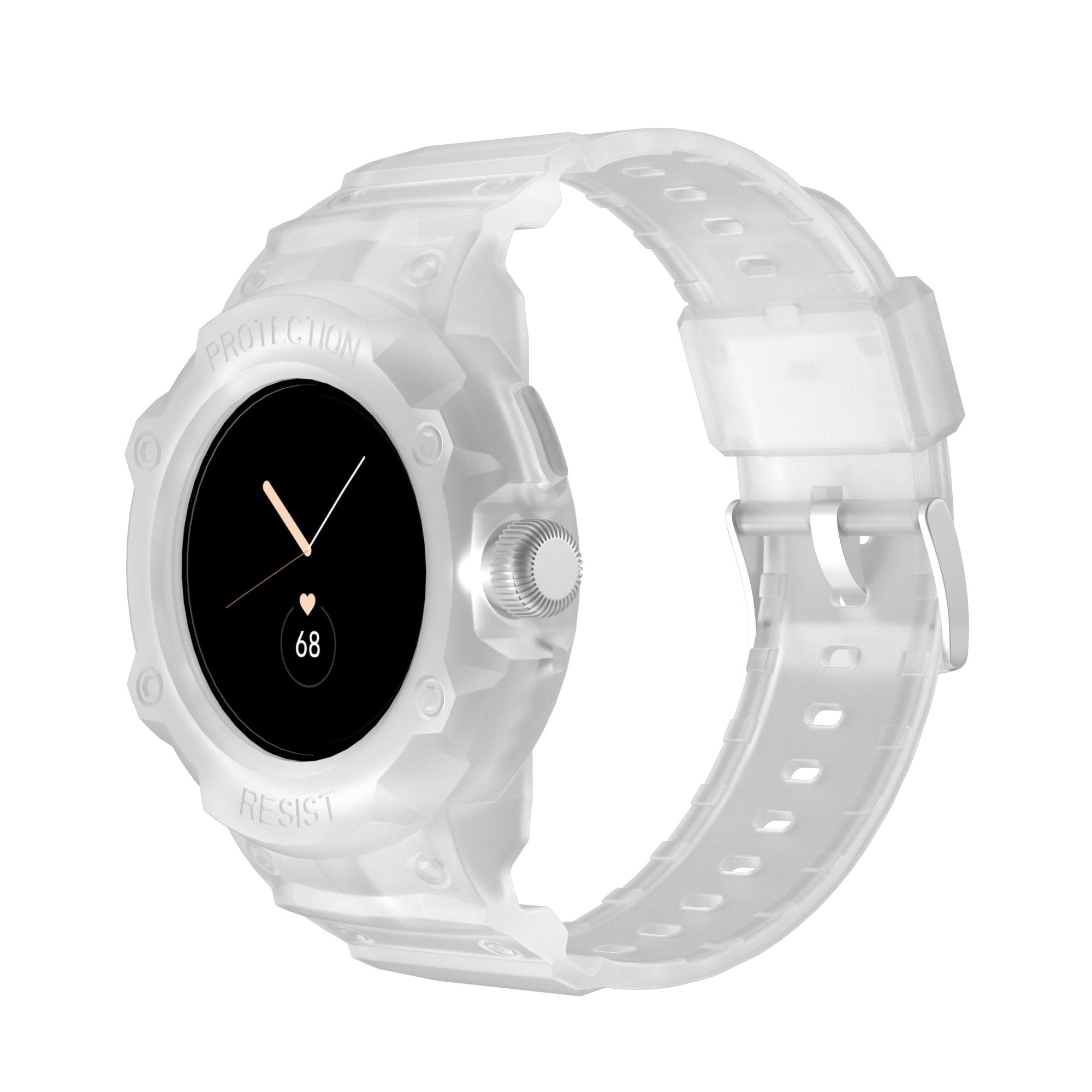 For Google Pixel Watch 2 Pixel Watch Integrated Design Soft TPU Replacement Watch Strap with Watch Case For Google Pixel Watch 2 Pixel Watch Integrated Design Soft TPU Replacement Watch Strap with Watch Case
